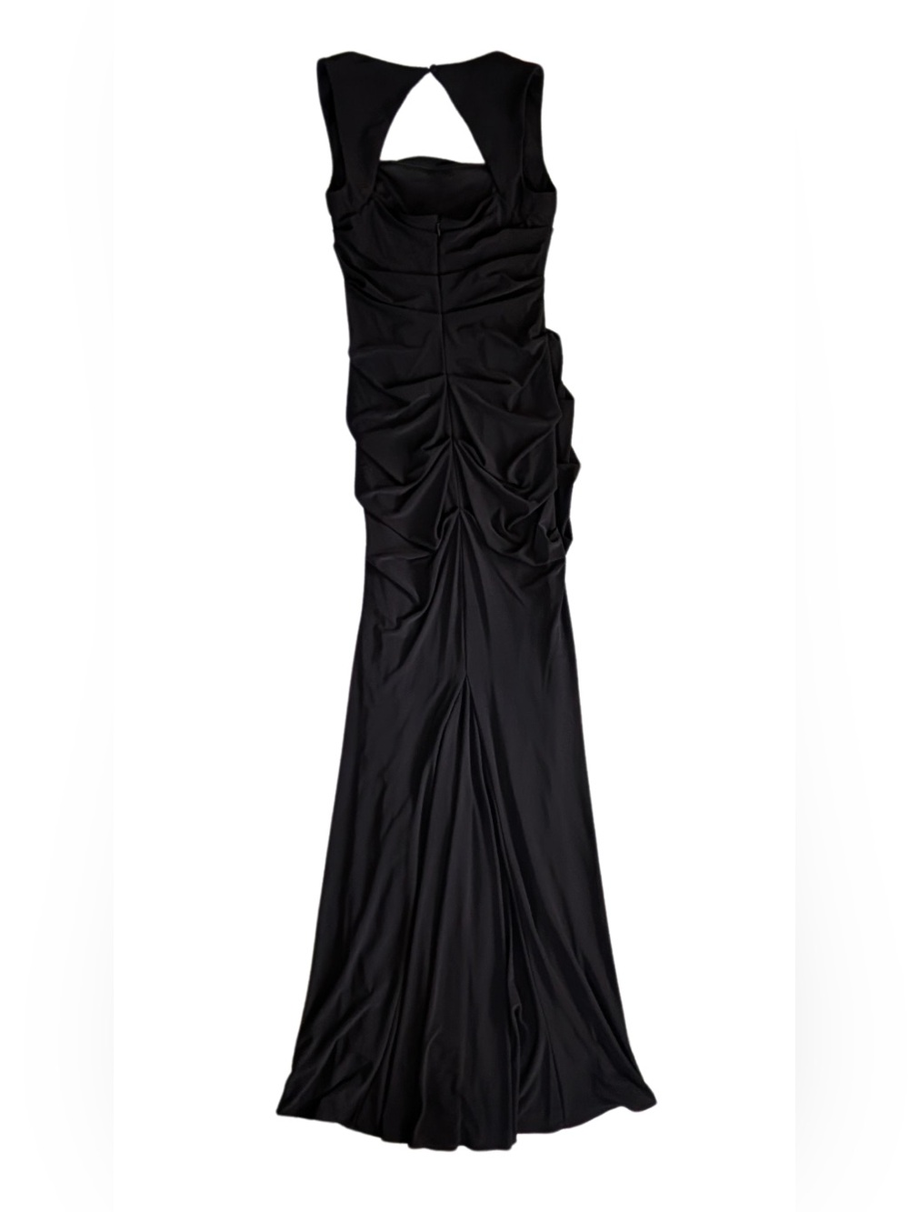 Adrianna Papell Black Evening Dress with Hidden Back Zip - Picture 4 of 9